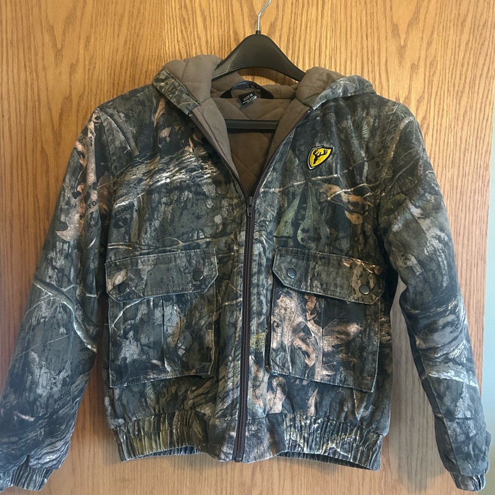 Kids Camouflage Hooded Jacket